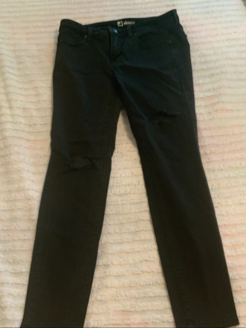 JCP Black Skinny Ripped Jeans - Women’s Slim Fit